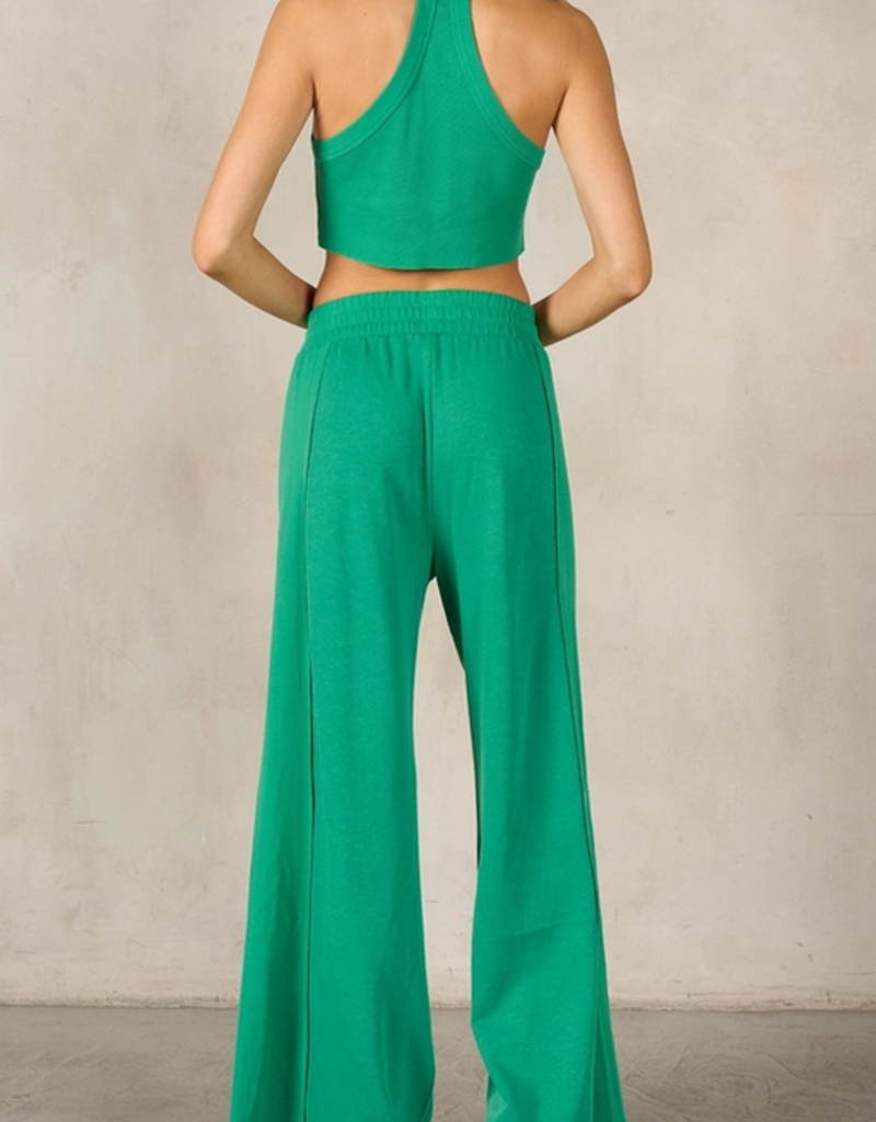 LaBiz Field Green Halter Set