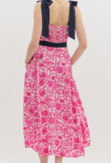 Floral Navy Dress