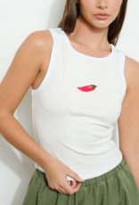 Chili Beaded Tank