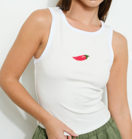 Chili Beaded Tank