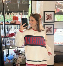 America Crew Neck Sweater