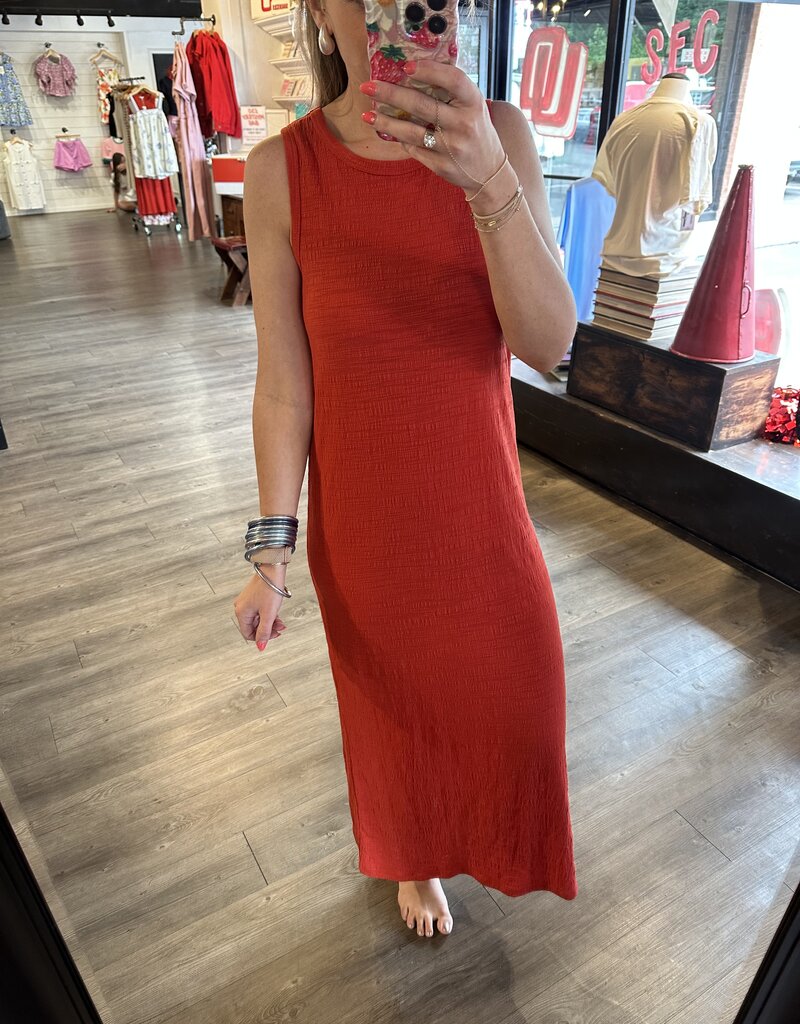 Mystic Textured Midi Dress