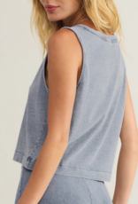 Sloane Vneck Denim Tank