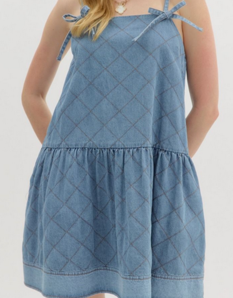 Denim Tie Dress