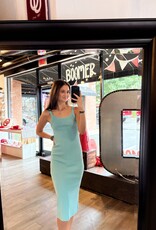 Neon Aqua Tank Dress