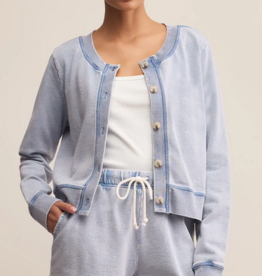 Daily Knit Denim Cardigan