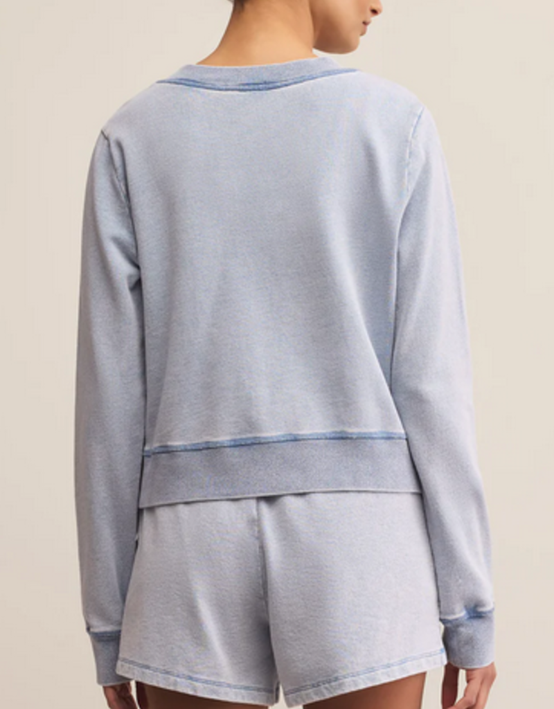 Daily Knit Denim Cardigan