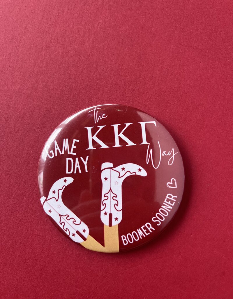 !Sorority boots game day button