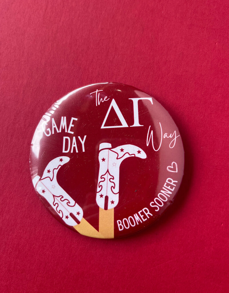 !Sorority boots game day button