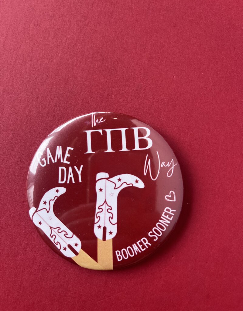 !Sorority boots game day button