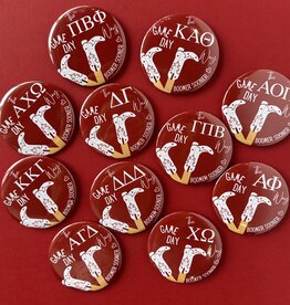 !Sorority boots game day button (Multiple Options)