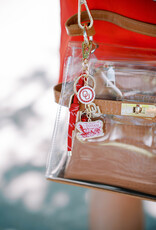 Oklahoma Sooners Cluster Bag Charm in Crimson
