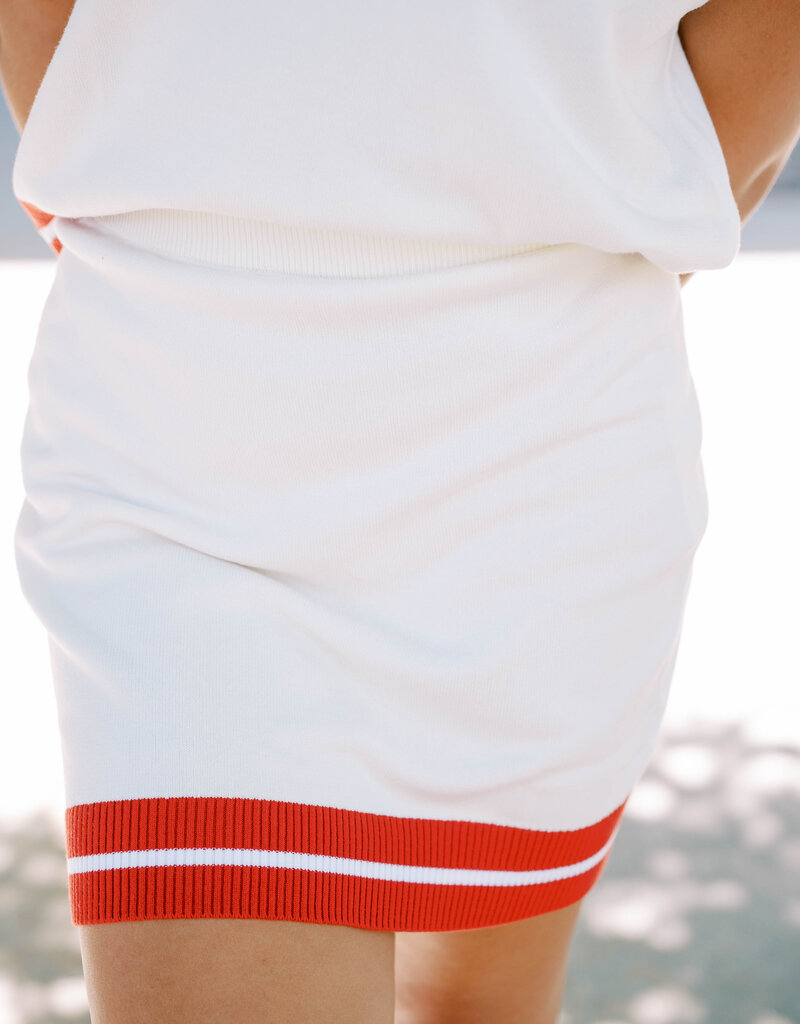 Varsity Sweater Skirt