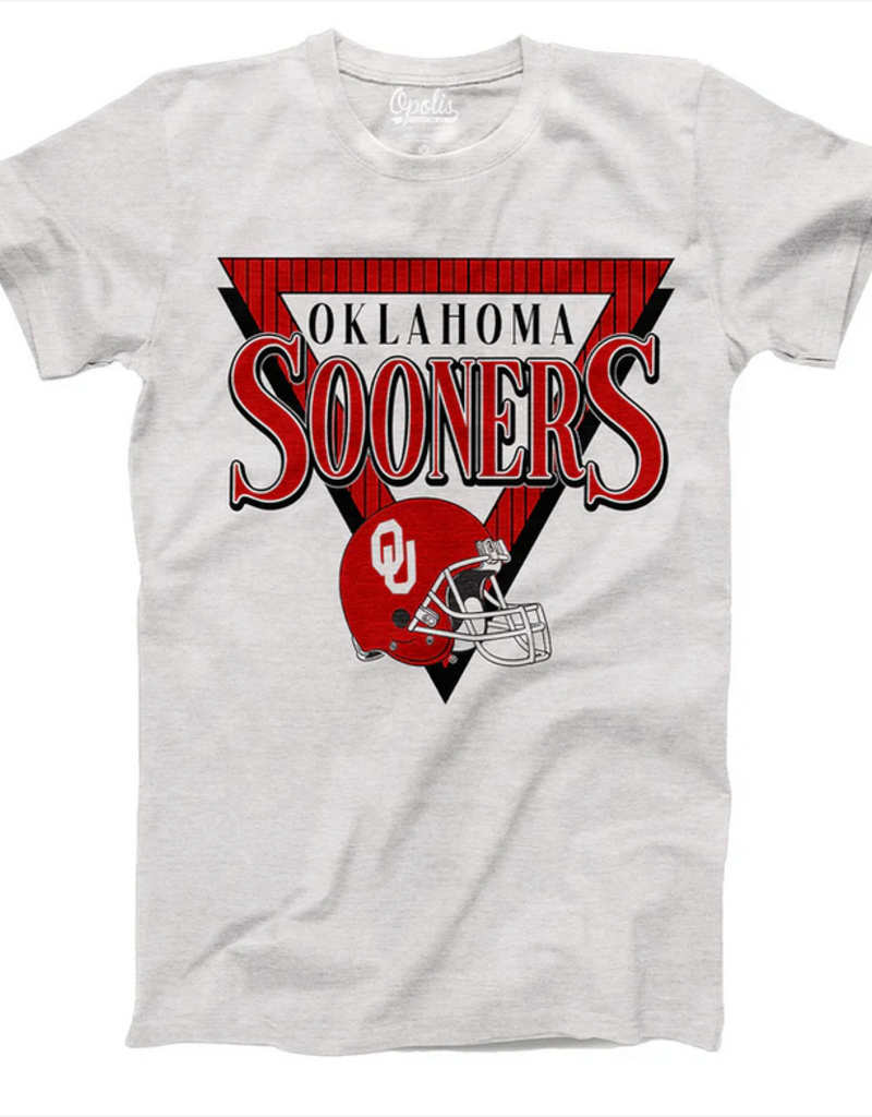 Ash Grey Football Triangle Tee