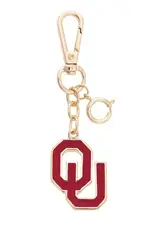 OU Enamel Logo Bag Charm