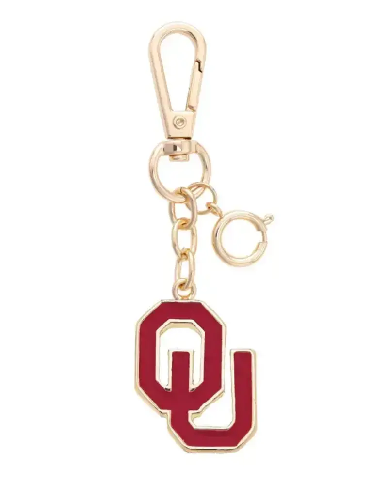 OU Enamel Logo Bag Charm