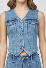 Fitted Denim Vest