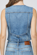 Fitted Denim Vest