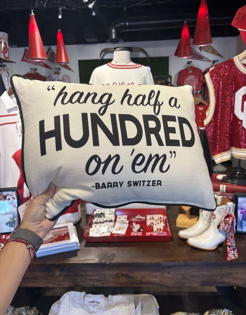 Hang Half a Hundred Pillow