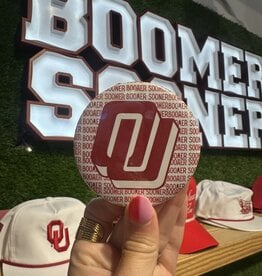 ! 80's OU Boomer Sooner Button