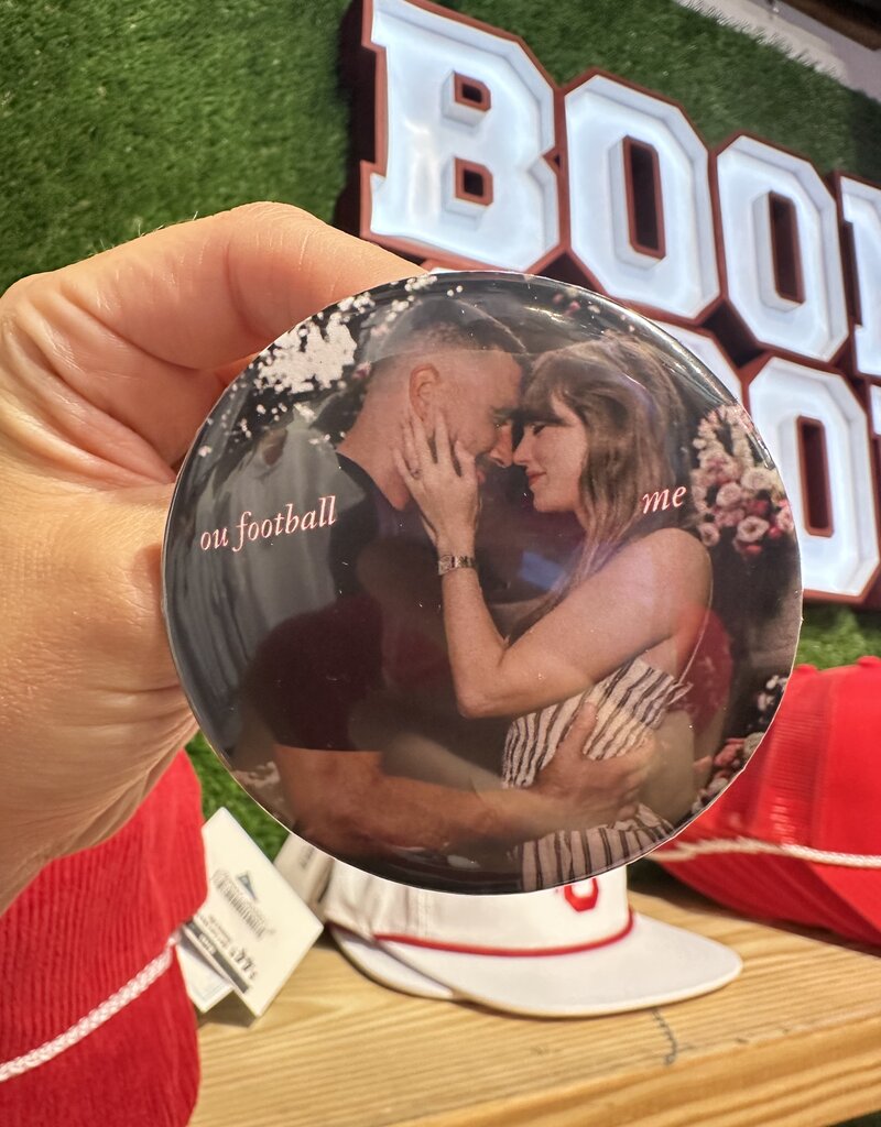! TSwift Travis Football Button
