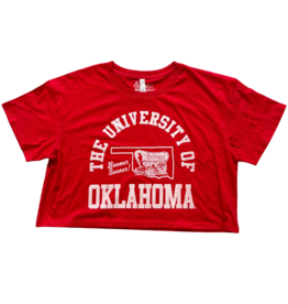 Red Everything OU Crop (One Size)