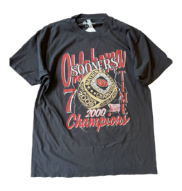 Black 2000 Oklahoma Sooners (One Size)