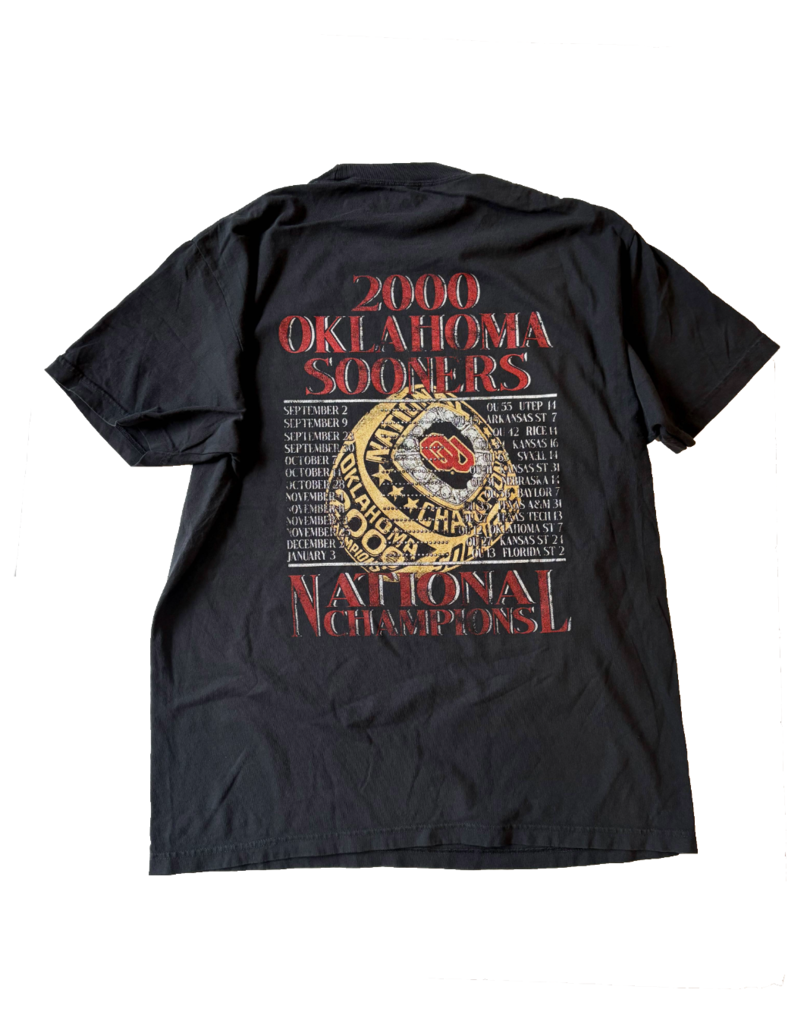 Black 2000 Oklahoma Sooners (One Size)