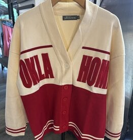 Oklahoma Varisty Vintage Cardigan