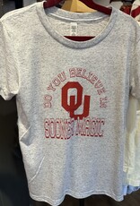 Kids Ash Grey Do You Believe in Sooner Magic Tee