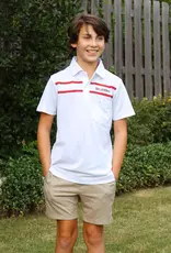 YOUTH Red and West 1985 OU Coaches Polo