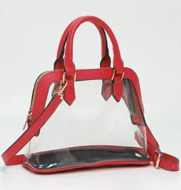 Clear Handle Handbag