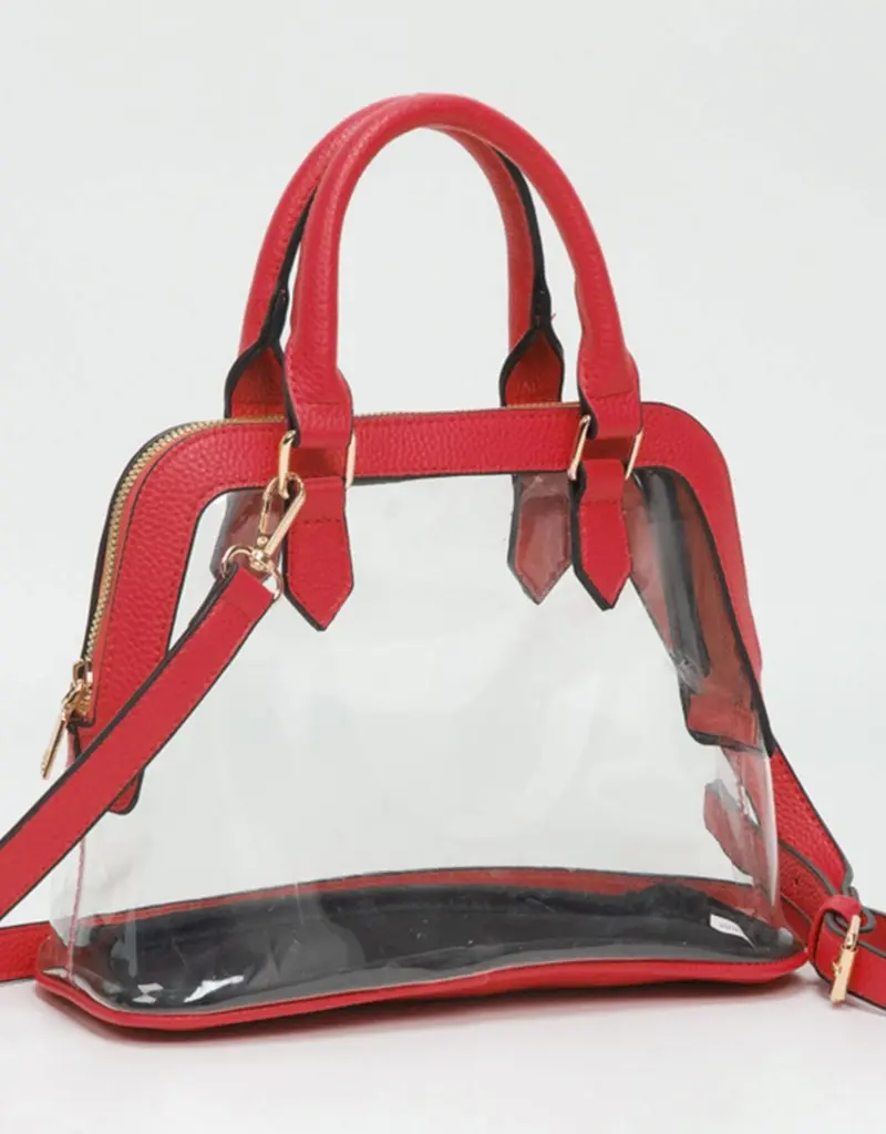 Clear Handle Handbag
