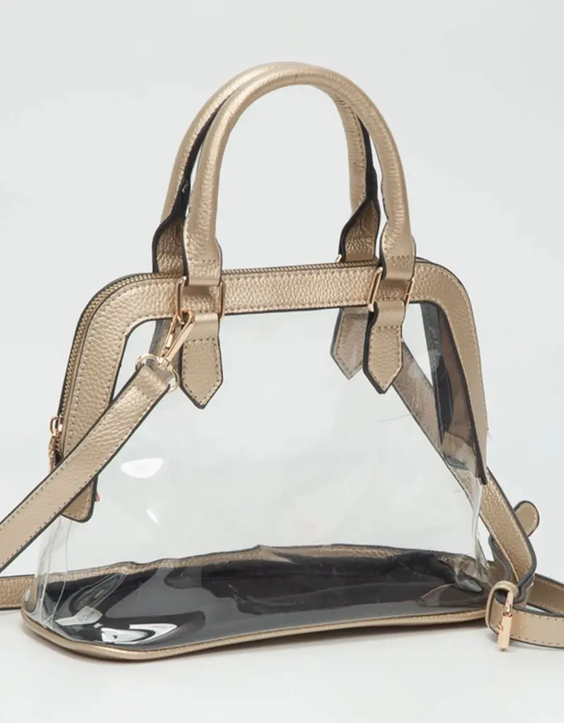 Clear Handle Handbag
