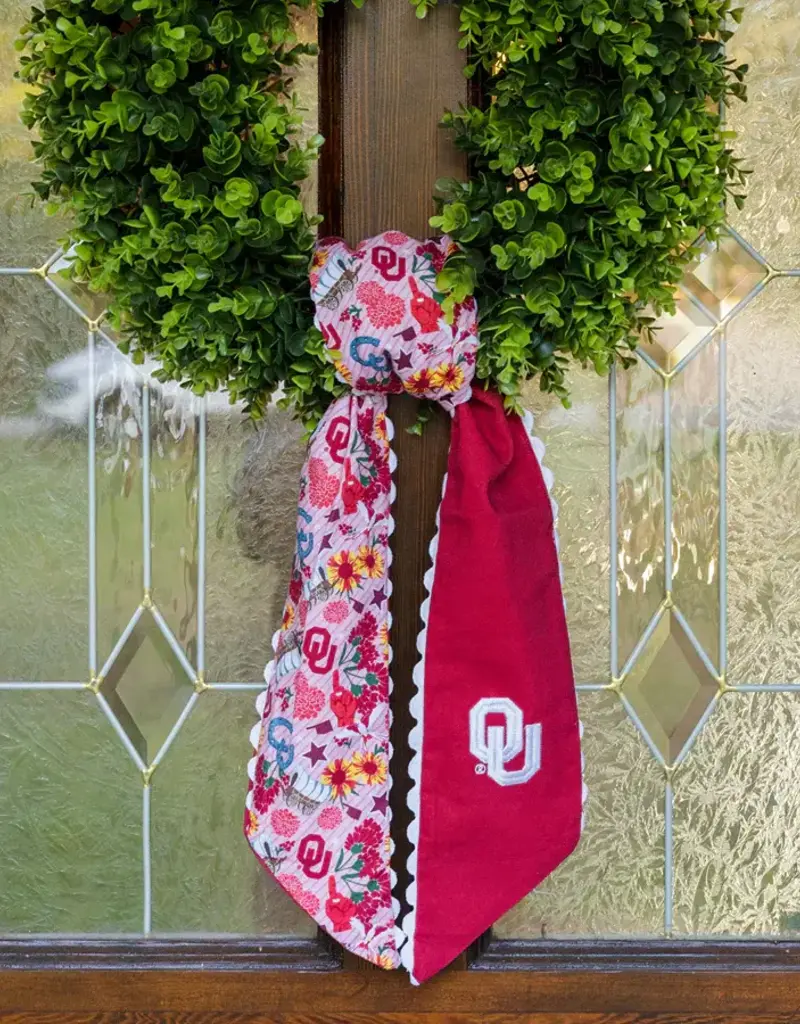 OU Wreath Scarf