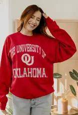 OU Sooners Vintage Sport Crimson Sweatshirt