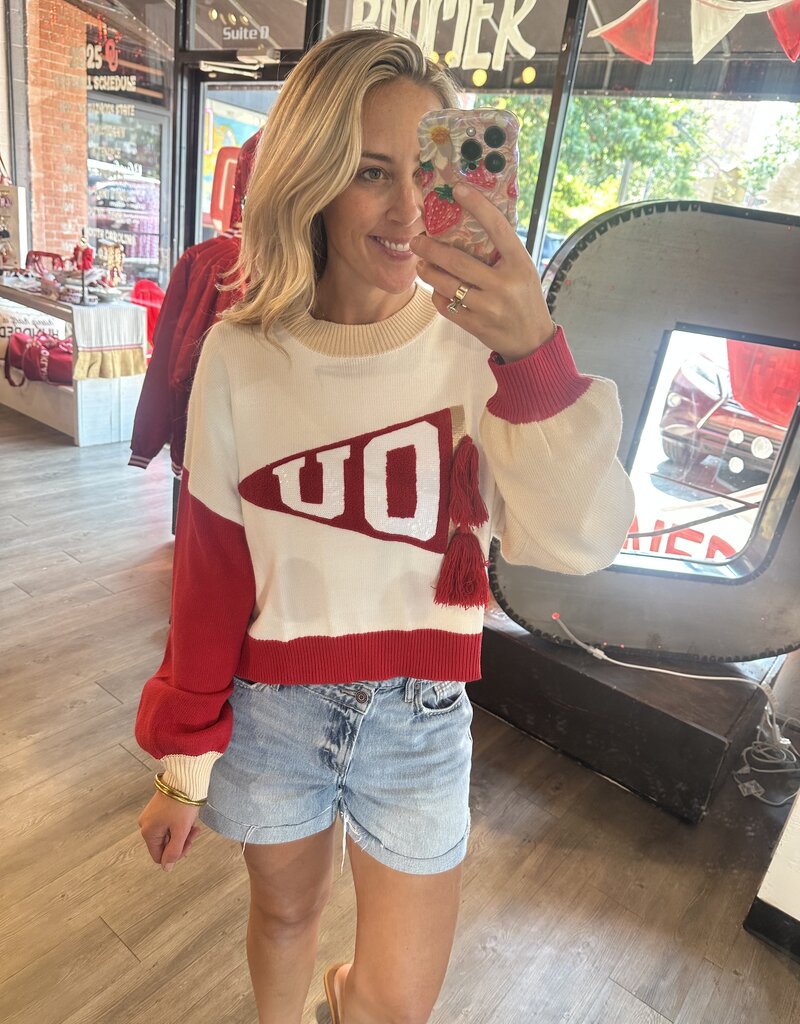 QOS Pennant Sweater