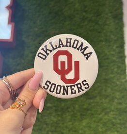 ! OU oklahoma sooners button