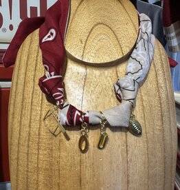 OU Charm Bandana Necklace