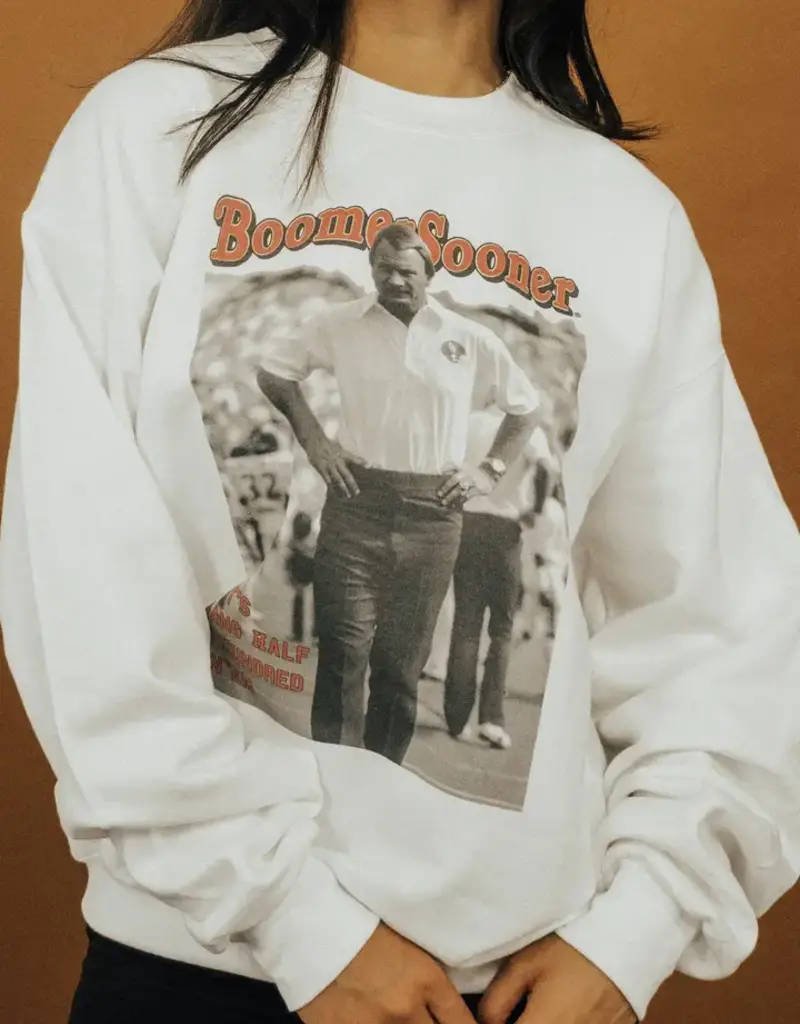 Barry Switzer OU Sooners Sweatshirt