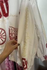 QOS Licensed Oklahoma Big Icons Scattered All Over Sweatshirt