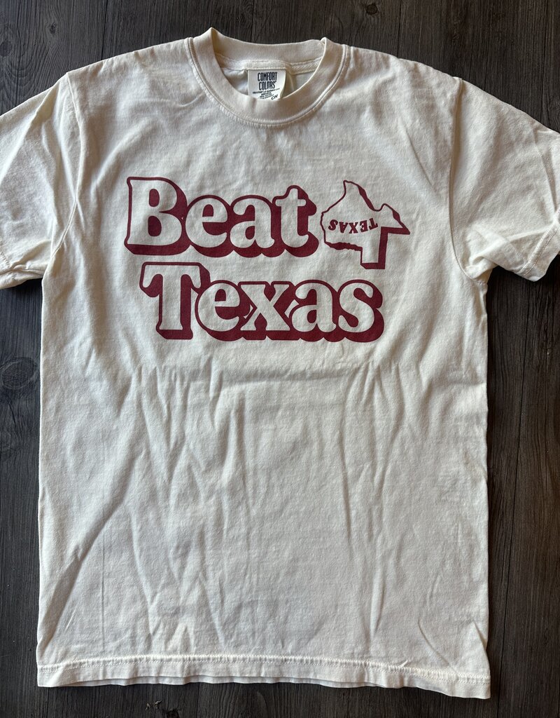 Beat Texas Upside Down State Comfort Color