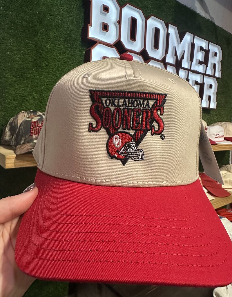 Two Tone Oklahoma Sooners Triangle Hat