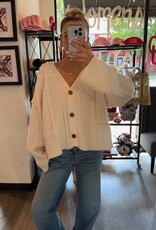 Cream Short Cardi