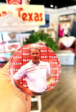 ! Barry Beat Texas Lines Button
