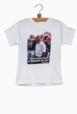 Kids White Hang Half A Hundred Tee