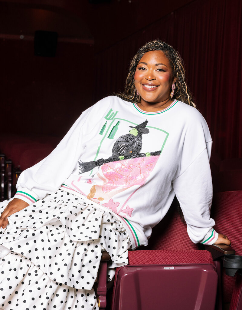 QOS Elphaba and Glinda Card Sweatshirt