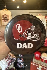 ! OU Helmet Dad Button