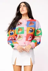 QOS Rainbow Pie Cardi