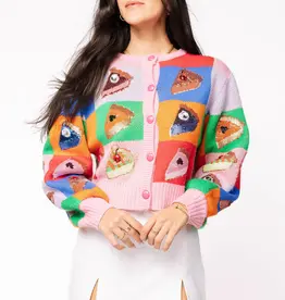 QOS Rainbow Pie Cardi